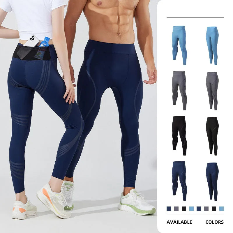2025 Custom Logo Higher Compression Yoga Pants Set Sports Legging for Women & Men Gym Wear Fitness Clothing Wholesale