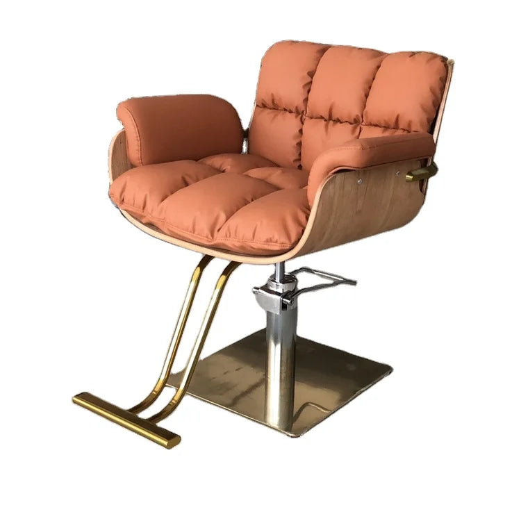 Kisen Beauty Salon Furniture Hairdressing Modern Popular Italian European Style Modern Barber Haircut Styling Chairs