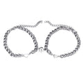 Hot Selling 2pcs Couple Bracelet With Magnetic Heart Men Women Bracelets Wholesale