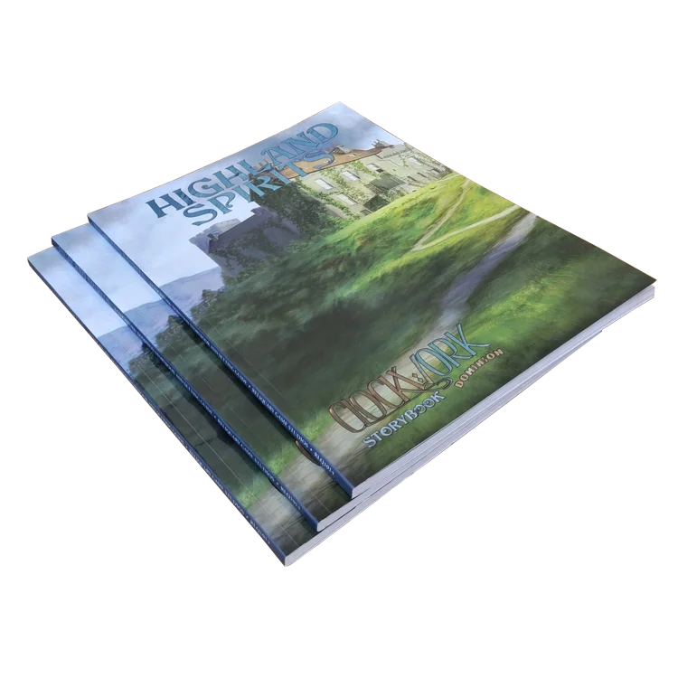 Custom US letter size softcover comic book printing