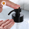 Luxury 350ml square Black Glass Soap Foam Pump Wash Cleanser Bottle with Black Foam Soap Pump Manufacturer in China