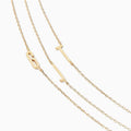 Dainty Stainless Steel Sideway Letter Necklace 18k Gold Initial Letter A-Z Charm Choker Necklace Custom Jewelry for Women Girls