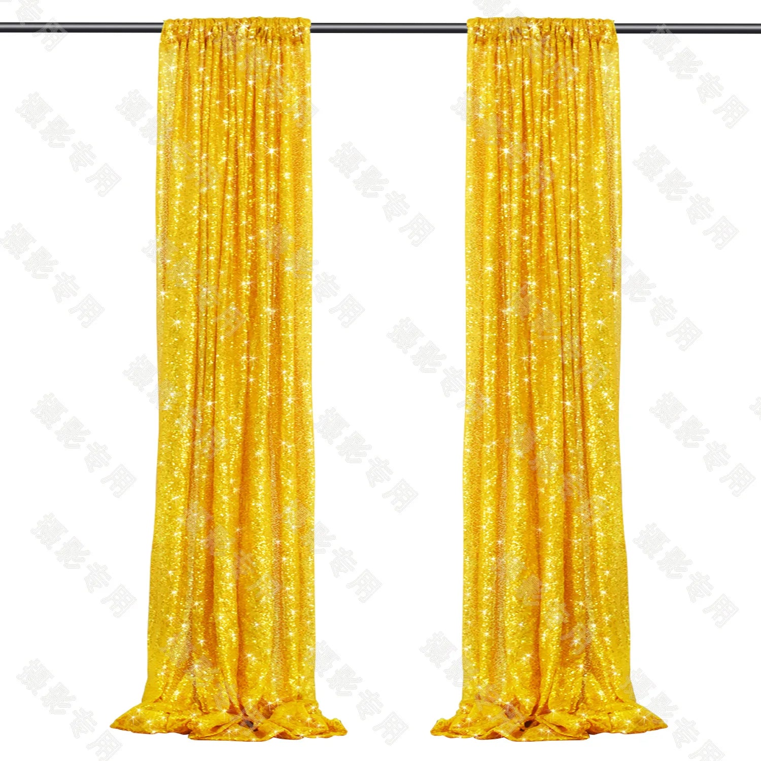 Wholesale Rose Gold Party Decoration Photo Booth Stand Stage Sequin Wedding Backdrop Curtain