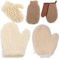 Private Label Body Scrubs Sponge Bath Body Scrub Set Exfoliating Gloves Mitt for Body Scrub Brush Bath Shower Loofah Belt