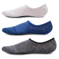 Wholesale Summer Plain Hidden Invisible Socks Cotton Non Slip No Show Loafer Socks for Men
