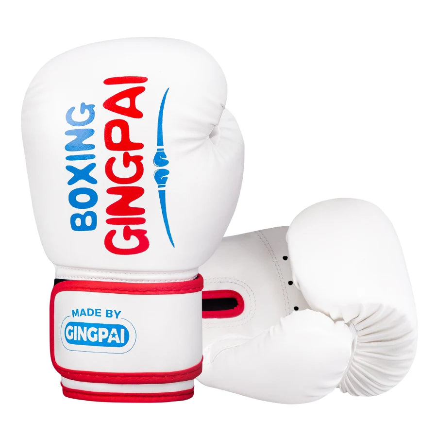 For Free Fight MMA Sanda Training Gloves Kids Martial Arts Waterproof Stretch Hand Grips PU Leather Boys Girls
