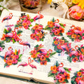 30pieces/pack  PET Sticker Pack Flying Bird Forest Series Flying Bird Theme Hand Tent Decoration Materials 6 Options
