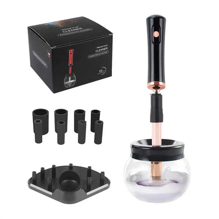 Professional Electric Automatic Makeup Brush Cleaner and Dryer Machine Cosmetic Brushes Spinner