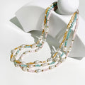 Handmade Designer Natural Shell Beaded Freshwater Pearl Necklace for Women and Girls Jewelry Ladies
