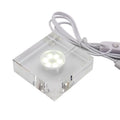 High Cost-Effective Modern LED Light Stand 8x8 cm PMMA Acrylic Crystal Ball Sphere Holder Display Stand MegaBDM