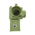 Electric Plastic Spare Parts for Commercial Hotel Washing Machines 3 Inch 90 Degree Double Overflow Drain Valve