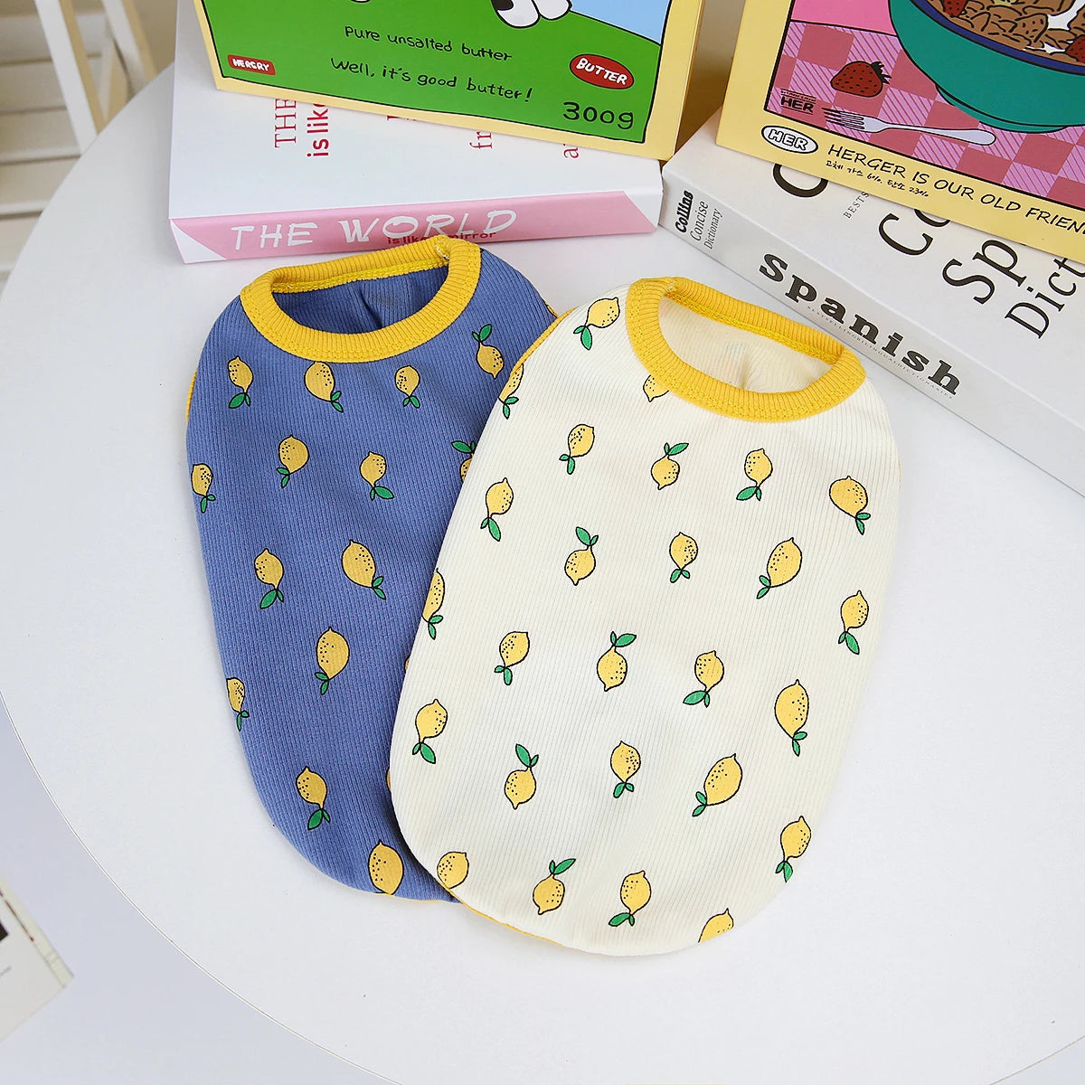 Pet Clothes Spring/Summer Collection - Ins Style Dog Apparel Pet Outfits Wholesale - Teddy Vest Lemon Vest New Arrivals
