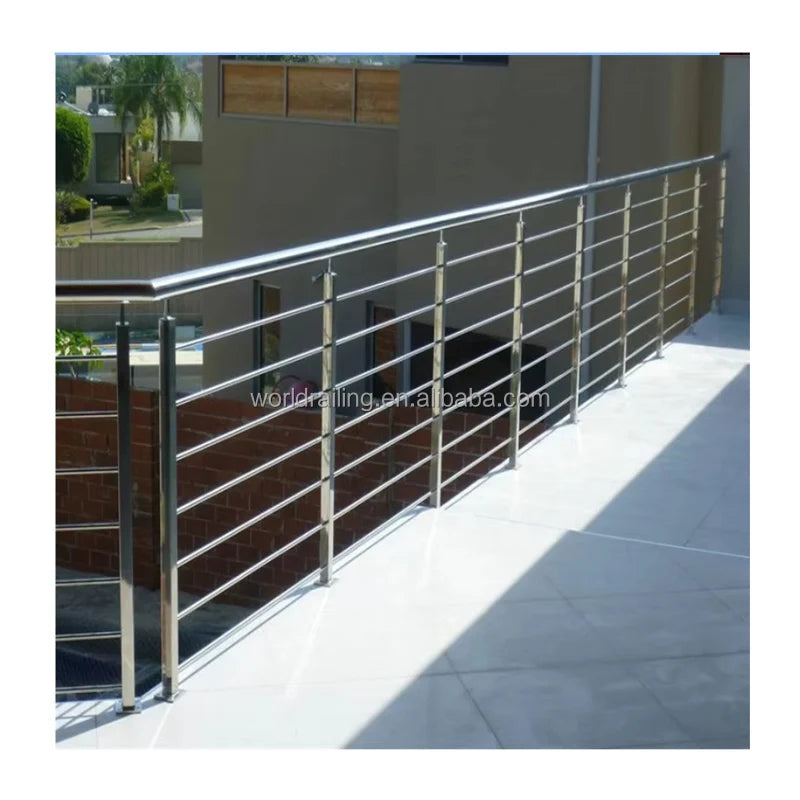 YL METAL Hot Sales Stainless Outdoor Balcony Railing Stainless Tube Rod Railing Balustrade