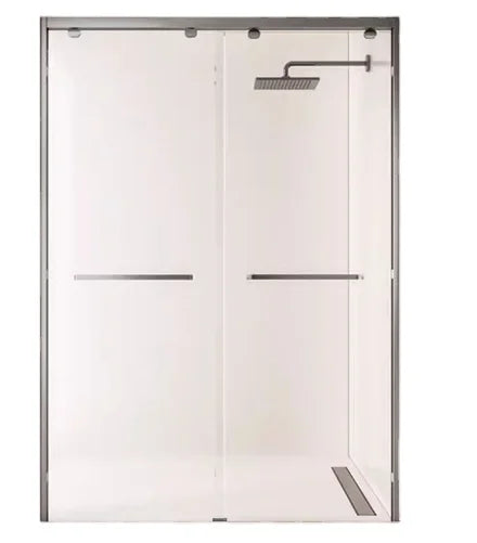 Factory Direct Sale Tempered Glass Shower Sliding Doors Stainless Steel Separate Dry-wet Shower Cabin