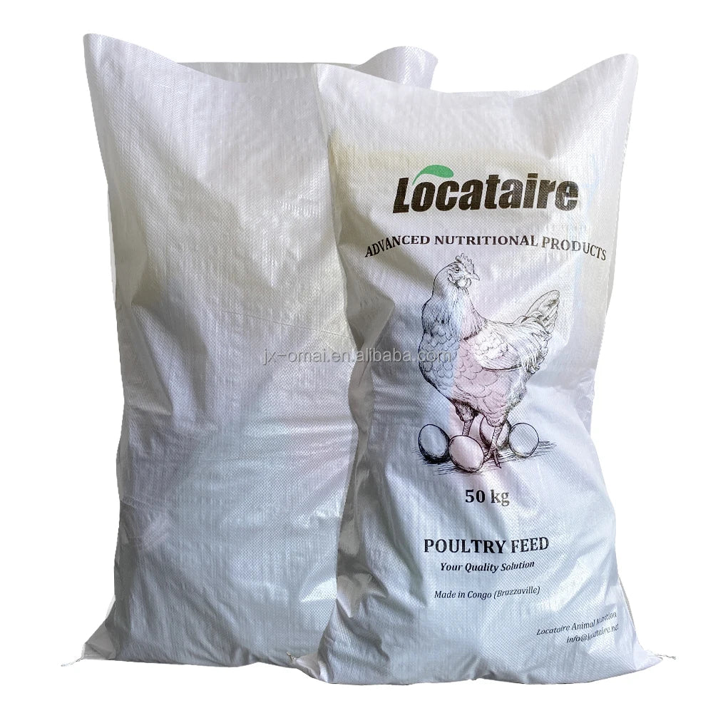 Omai Manufacturer 100% Virgin Polypropylene Rice PP Woven Bags 25kg 50kg 100kg BOPP Laminated Custom Logo Color Printing