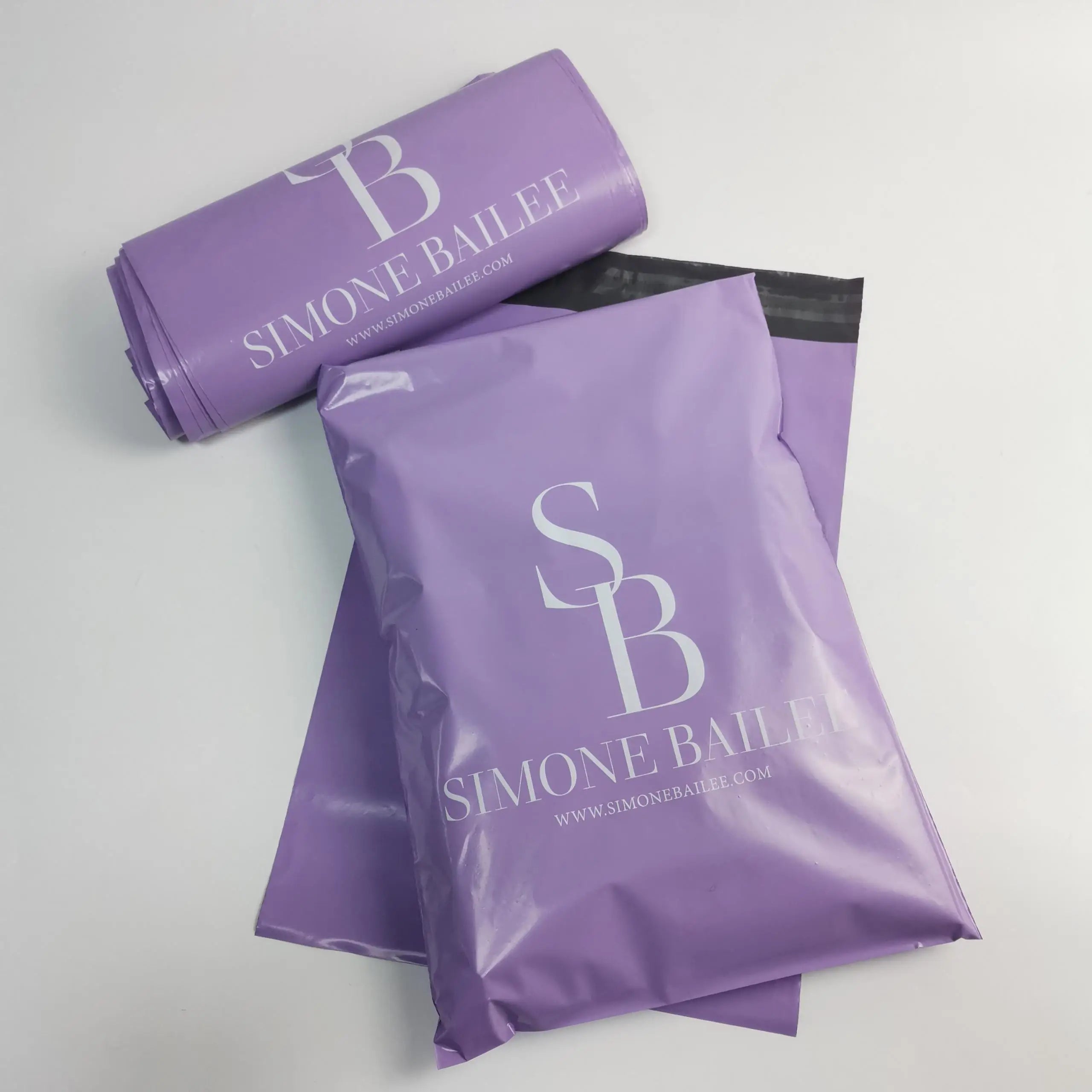 Custom Print Lilac Purple Poly Mailing Bags Shipping Envelopes Clothing Packaging Poly Mailer Envelope Bags with Your Own Logo