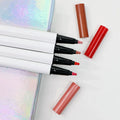4 Colors Private Label Vegan Cruelty Free Long Lasting Matte Liquid  Lip Liner Waterproof