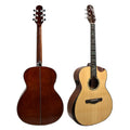 Geake JD-10plus High-Gloss Top Solid Acoustic Guitar High-End Handmade with Resonance EQ