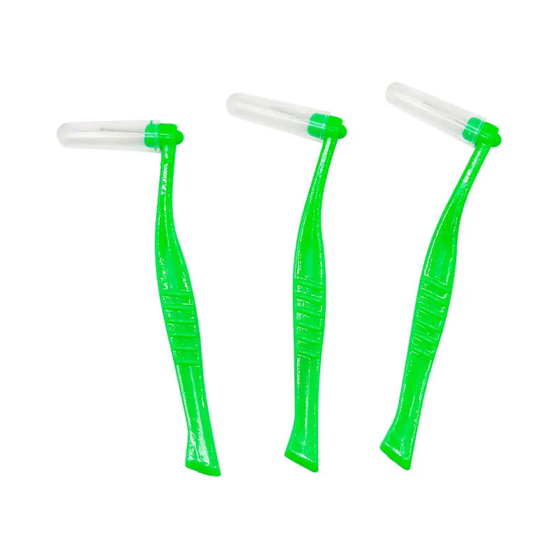 Wholesale Custom L-Shaped Interdental Brushes 5-Packs Cheap Teeth Cleaning Tool