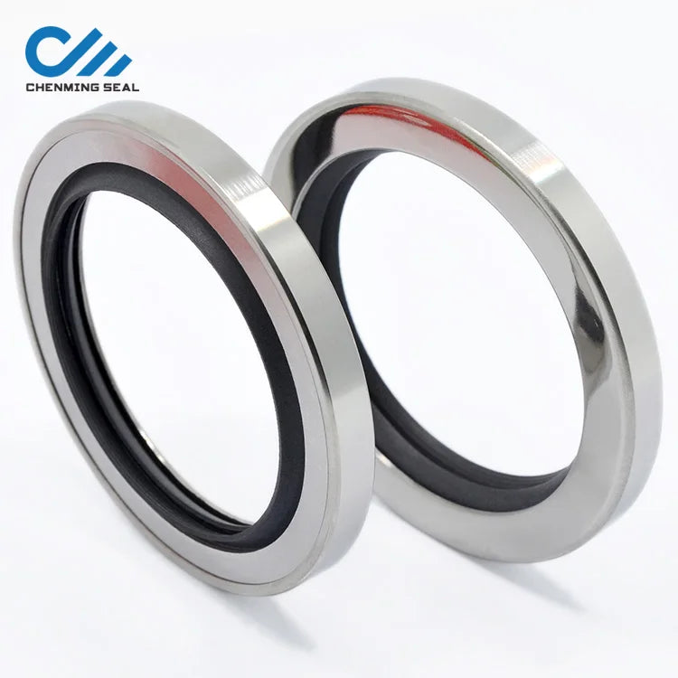 Ceimin ID 28/30mm Stainless Steel PTFE Oil Seal With Wear Resistant Sealing Edge For High Speed Rotary Operation