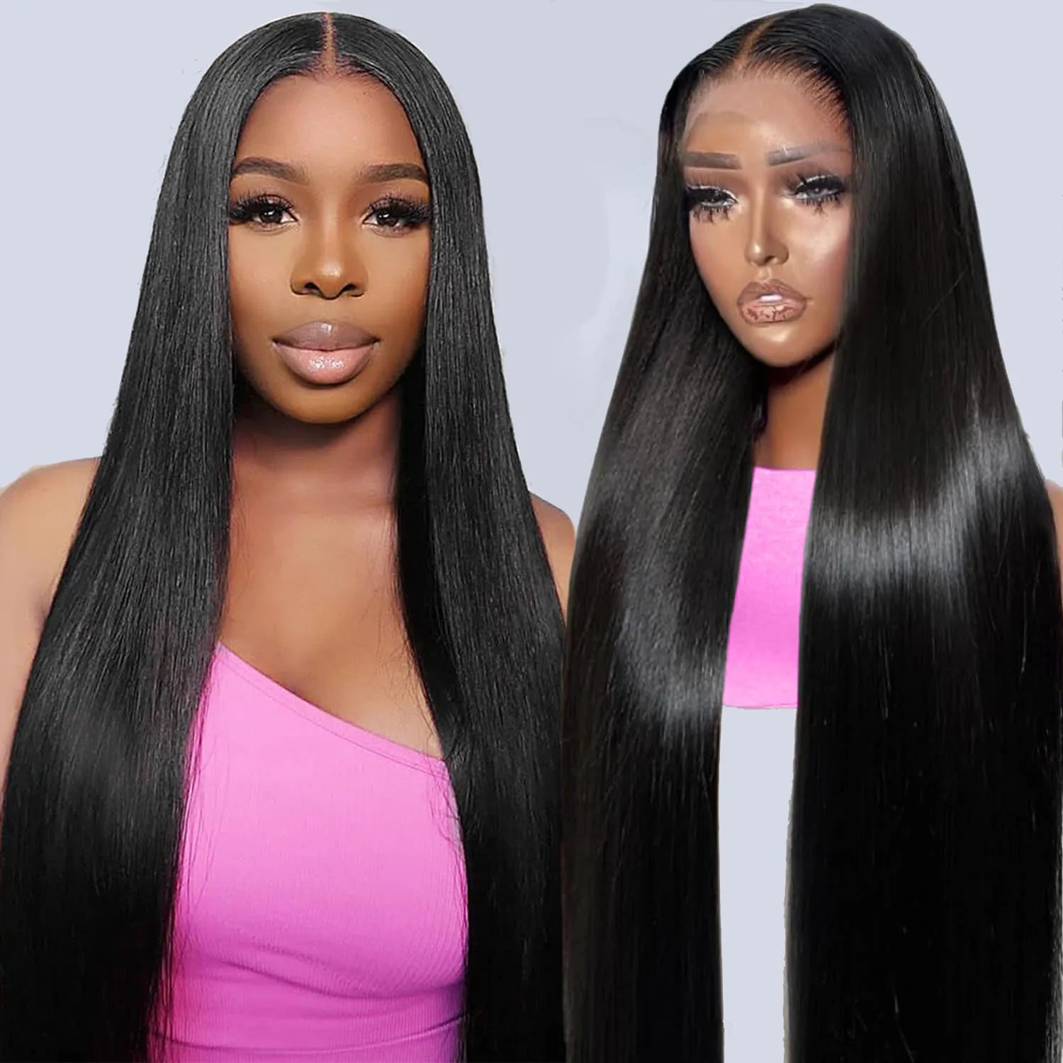 Raw Human Hair Vietnamese Lace Front Bone Straight Per Cut hd Lace Wigs 180% Density Human Hair Glueless HD Lace Frontal Wigs