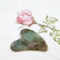 2026 100% Natural Jade Guasha Private Label Scraping Labradrite Amethyst Green Jade Gua Sha Tools for Face Body Skincare