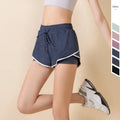 Women's High Waist Bermuda Sport Shorts for Running Yoga Gym Tennis Summer Youth Girls Breathable Quick Dry