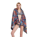 Oversized Microfiber Beach Towel for Women Quick Dry & Sand Proof for Summer Travel and Swimmers Digital Print Technique