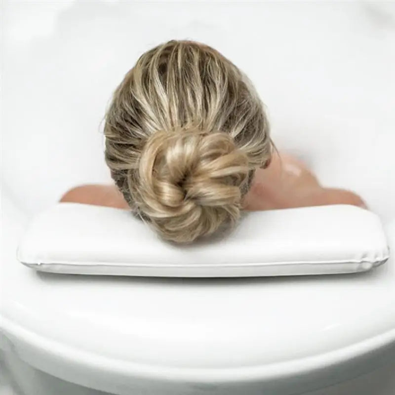 Factory Price Spa Bath Pillow with Suction Cups Anti-Slip Bath Tub Spa-Kissen PU Waterproof Sponge Bathtub Pillow Badesofa