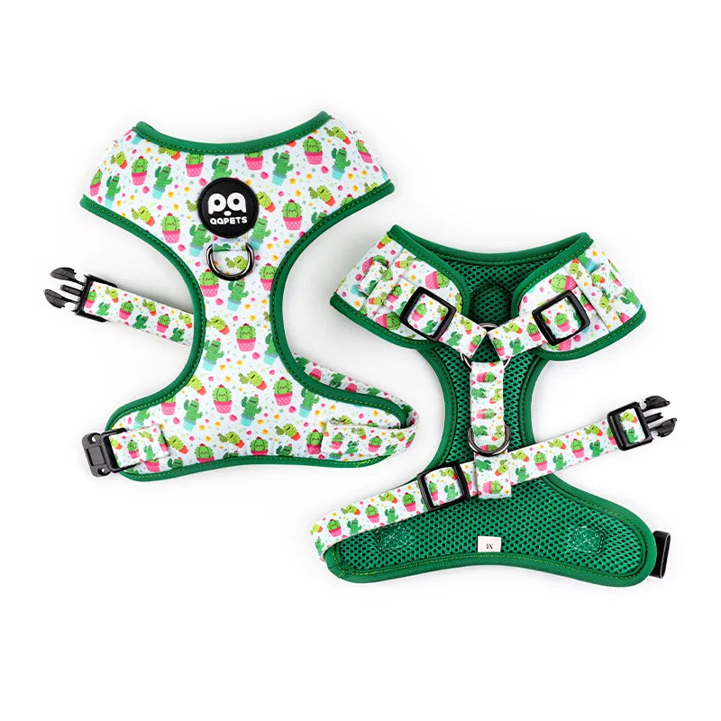 2025 Custom Mini Pattern Dog Harness Scarf Cute Printed Pet Vest with Sublimation Technique Made of Durable Polyester