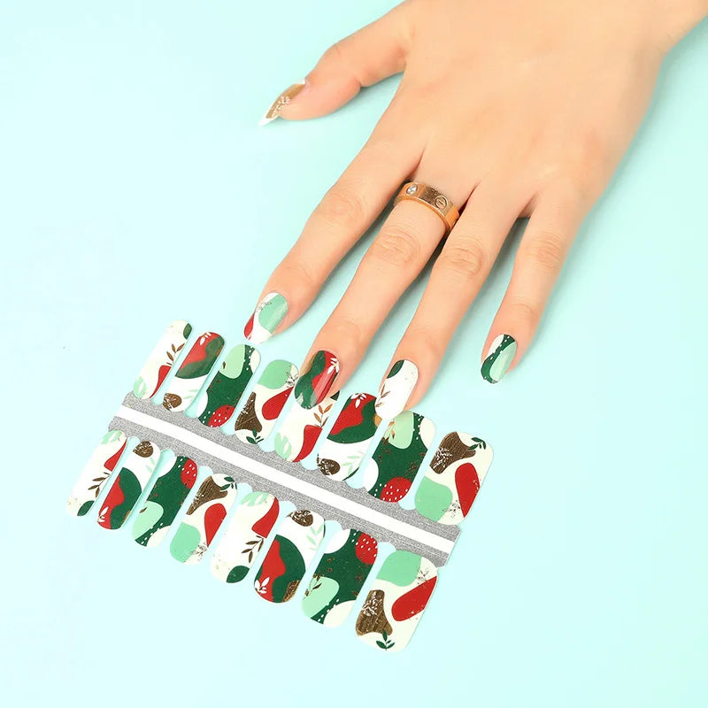 New Arrival Nail Art Popular Special Pattern Cute Nail Sticker Wholesale Nail Polish Wraps