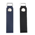 Men's Simple Fashion Business Stainless Steel Car Keys with Leather Accessories Metal Material