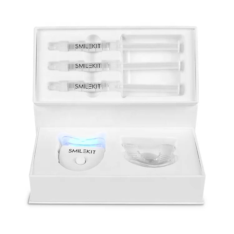 2022 Popular Natural Bleaching Teeth Whitening Gel Syringes Bright White Smiles Teeth Whitening Kit