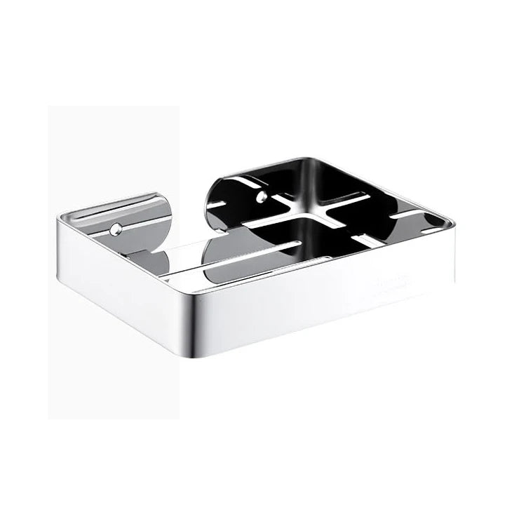 New USING Stainless Steel Soap Dish Holder with Polish Finish Wall Mounted Waterproof Traditional Design for Bathroom Kitchen