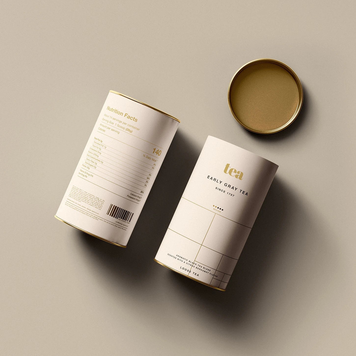 Custom Food Cylinder Box Packaging Tin Can Metal sealed Tin Box Tea Packaging Cylinder Aluminium Tin Paper Cylinder Packaging