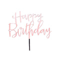 Hot Sale Acrylic Cake Toppers Letter Happy Birthday Cake Toppers for Birthday Decoration