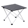 WOQI Feistel Portable Foldable Table Outdoor Camping Aluminum Table for Picnic Hiking