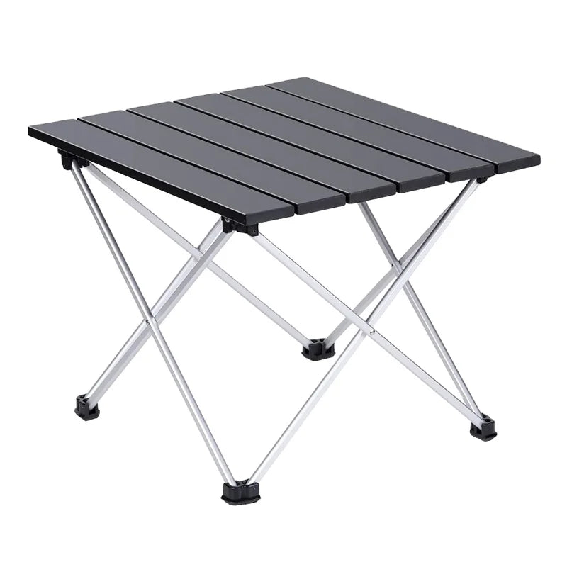 WOQI Feistel Portable Foldable Table Outdoor Camping Aluminum Table for Picnic Hiking