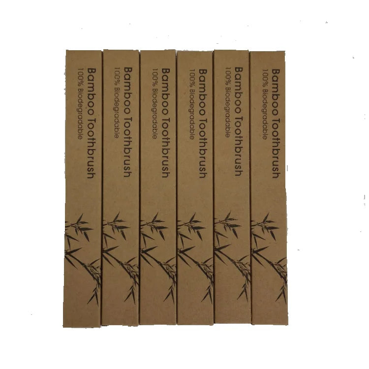 Factory Direct Bamboo Toothbrush Kraft Paper Box OEM Customizable logo Toothbrush Packaging Box