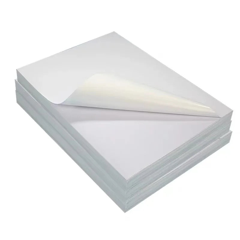 Wholesale Adhesive Printed Blank Security Fragile Material Blank A4 Papers Waterproof Low MOQ