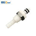 [MSC0104PI] Plastic Quick Couplings 1/4  Valved Hose Barb Panel Mount Coupling Insert