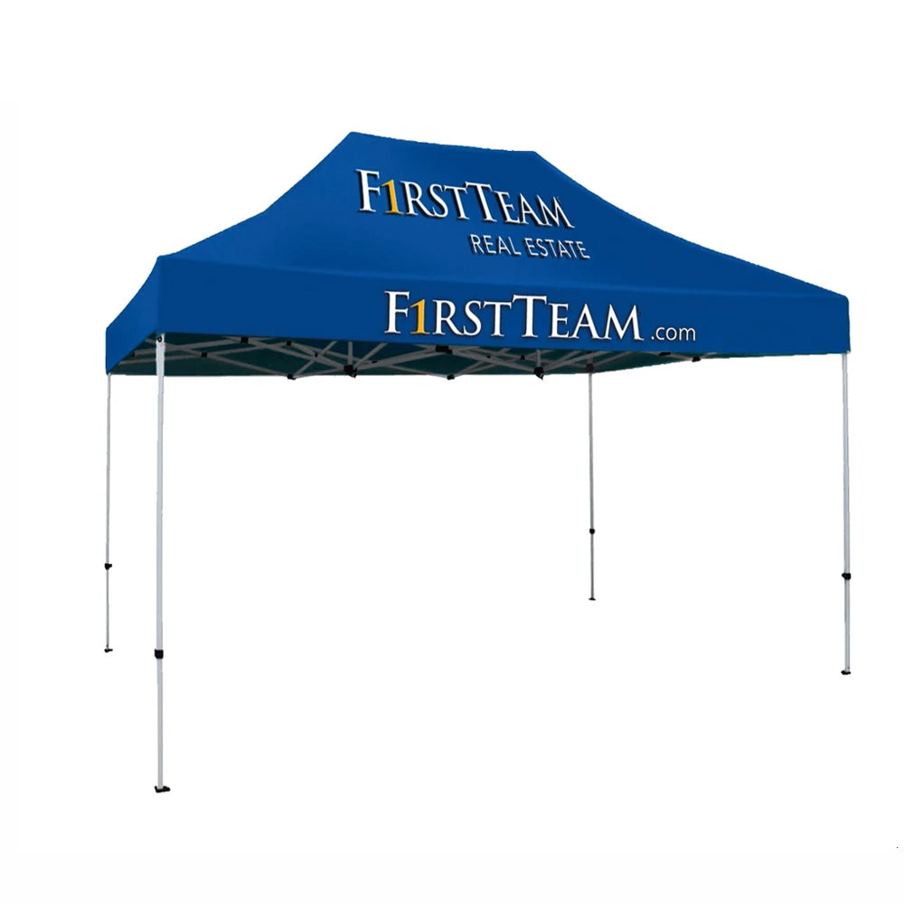 Wholesale Commercial Printing Brands Aluminum Alloy Frame Outdoor Waterproof Black Canopy Tent Easy up Canopy Trade Show Tent MegaBDM