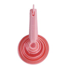 9pcs Eco-Friendly Plastic Measuring Cups with Ergonomic Handle Household Kitchen Measurement Tool & Measuring Scoop