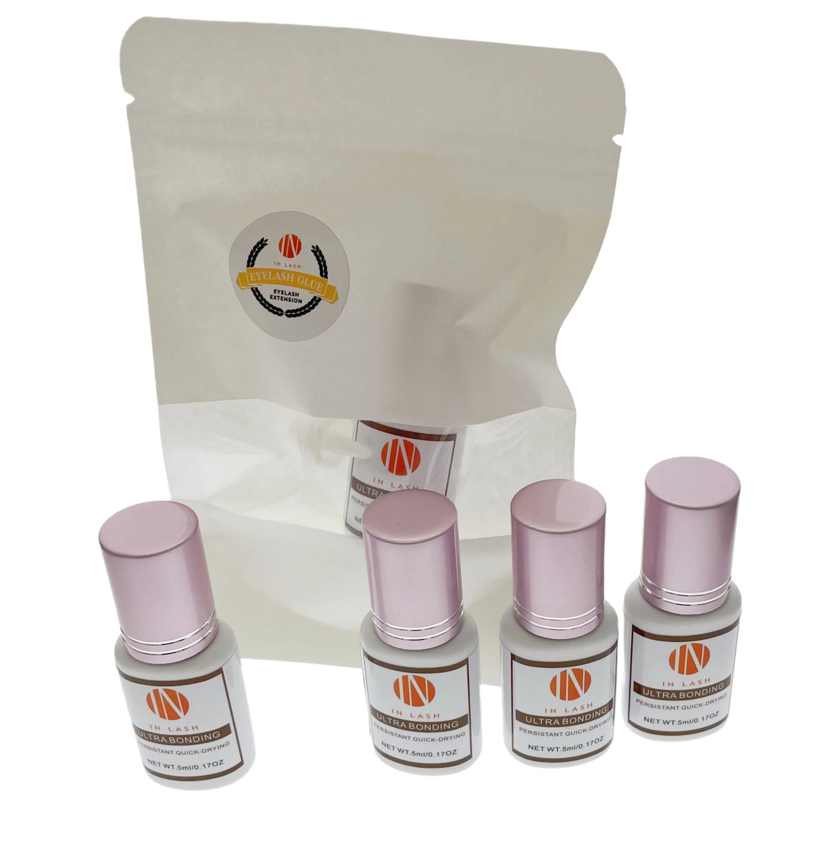 High Quality Professional Lash Supplies 0.3 0.5 1 Sec Waterproof Sensitive Eyelash Lash Glue