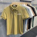 Wholesale Polyester Cotton Tshirts Plain Mens Polo Tshirts Custom Logo Printed Men's Polo Shirt