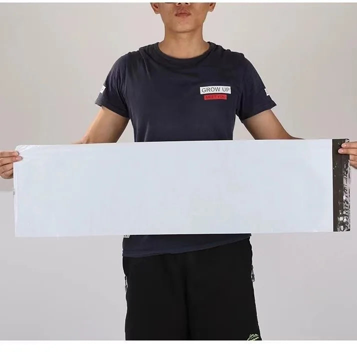 Wholesale Waterproof Self Adhesive Custom Poly Mailers 120 Microns Thick Strong Adhesive Long Size Mailing Bags Logo for Yoga