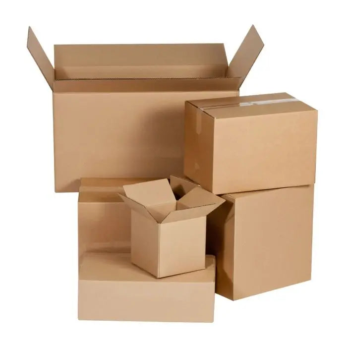 Large 20x20x15-Inch Moving Boxes Printed Pillow Packing Cardboard Boxes Varnish Handling Recyclable Corrugated Material