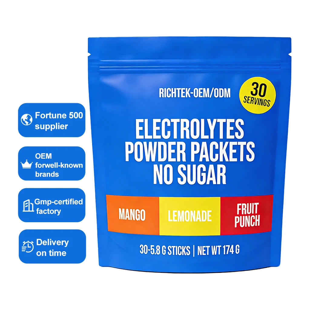 Supplements Boost Energy Pre Workout Drinks Private Label Verified Supplier 0 Calories 0 Sugar Keto Electrolyte Powder
