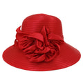 X1629  Women Luxury Ruffle Brim Floral Elegant Horse Racing Caps  Lady  Millinery and Fancinators