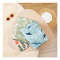 Kangobaby Customized LOGO and Brand Double-Layer Infant Muslin Blanket High-quality Cotton Gauze Wrap with Screen Printing